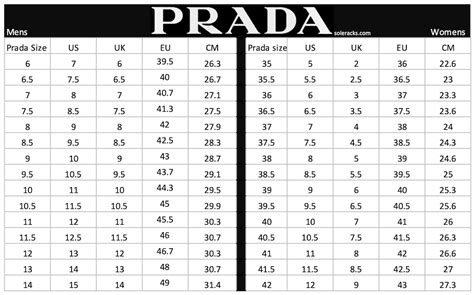 prada shoe size conversion mens|prada women's size chart.